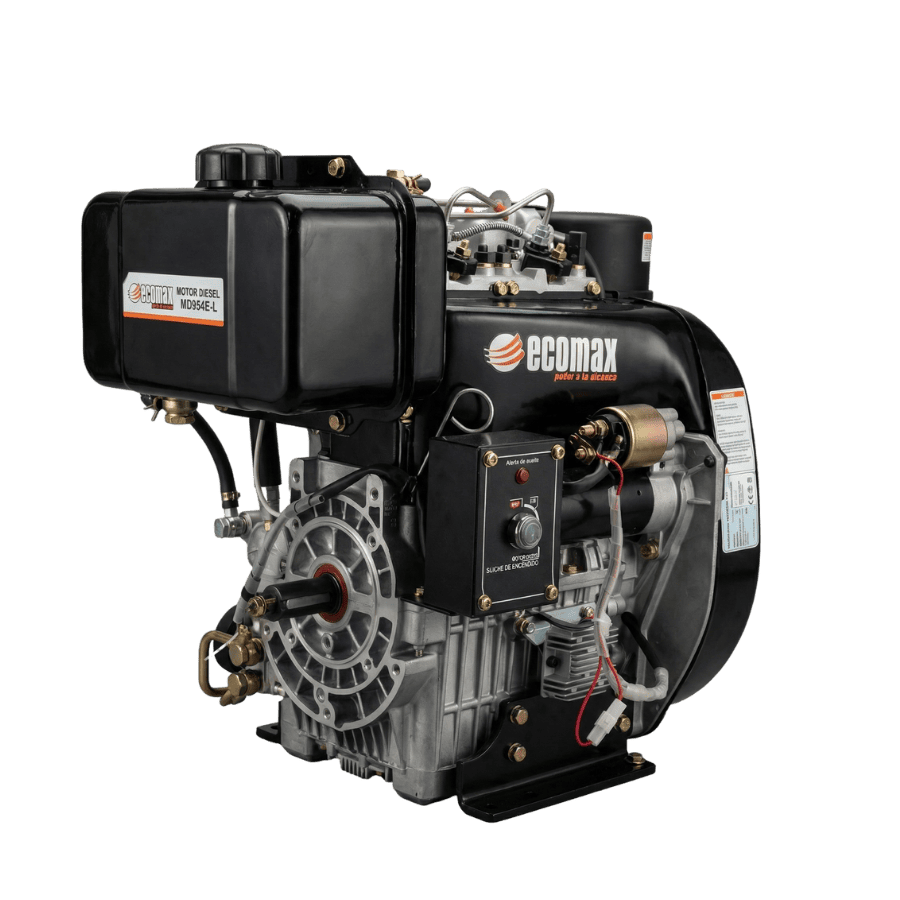 MOTOR DIESEL ECOMAX 20HP 3600RPM CUÑA ARRANQUE ELECTRICO
