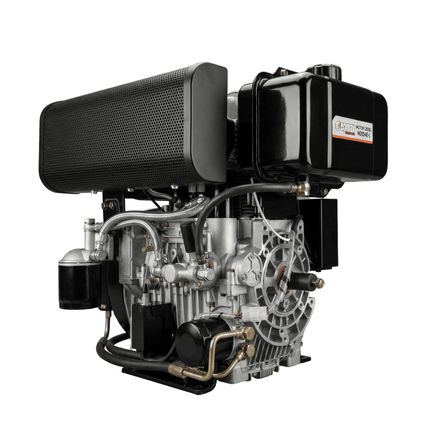MOTOR DIESEL ECOMAX 20HP 3600RPM CUÑA ARRANQUE ELECTRICO