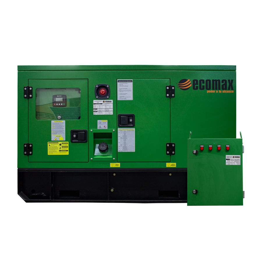 Generador de energía Ecomax GDE20SS-YN-T Generador 20kVA con transferencia automática Ecomax GDE20SS-YN-T