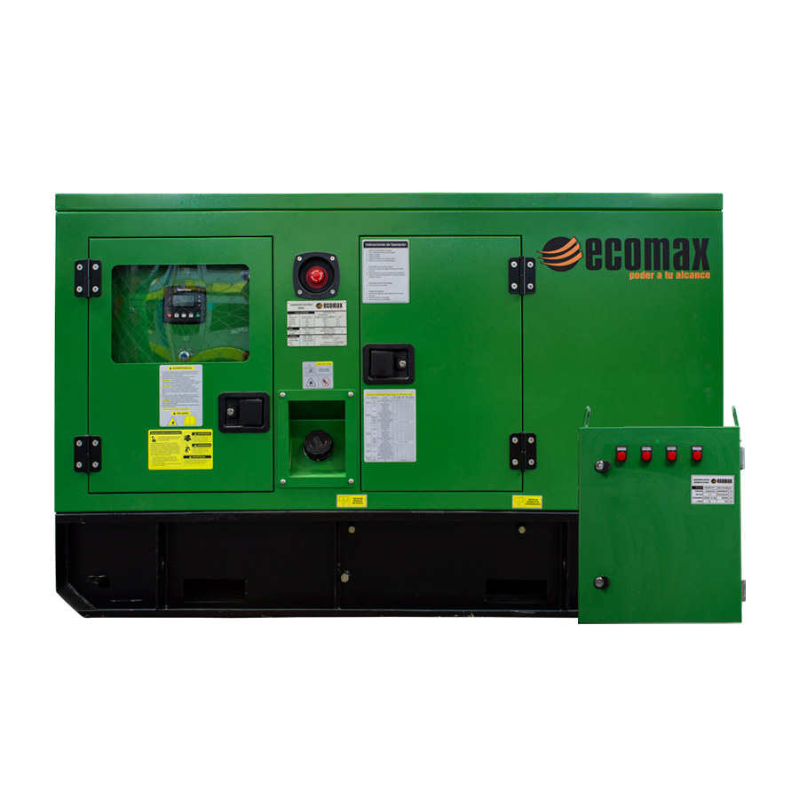 Planta eléctrica diésel Ecomax GDE30SS-YN-T Planta eléctrica diésel cabinada con transferencia automática Ecomax GDE30SS-YN-T